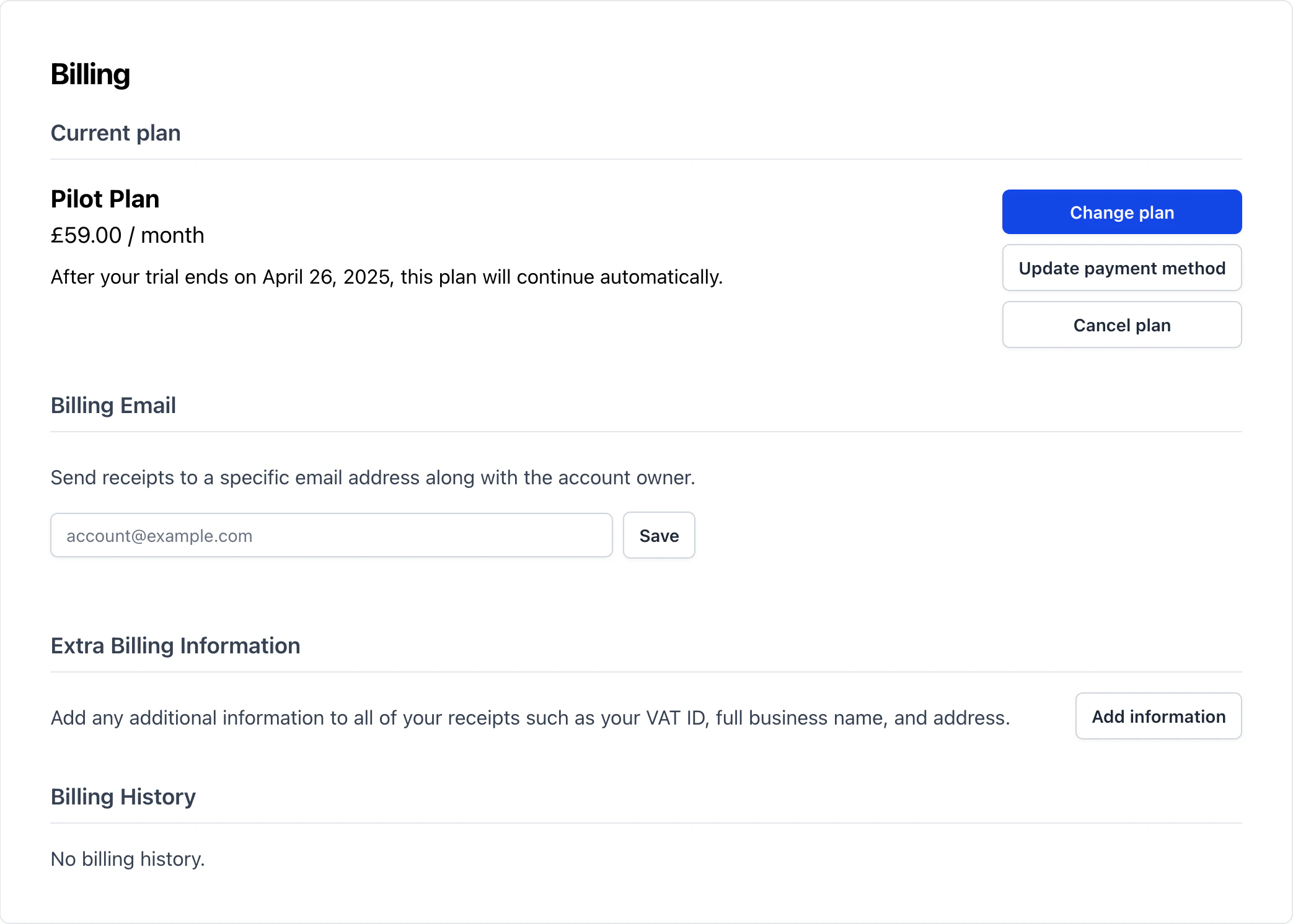 Click on your account name and then click on the Invite User button
