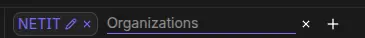 Graph tab strip with a tab being renamed