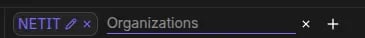 Graph tab strip with a tab being renamed