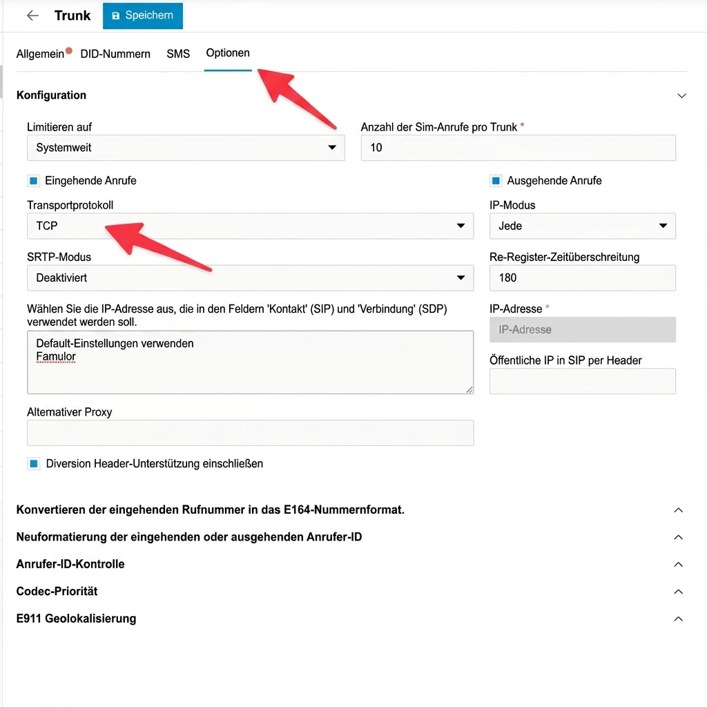 TCP als Transportprotokoll