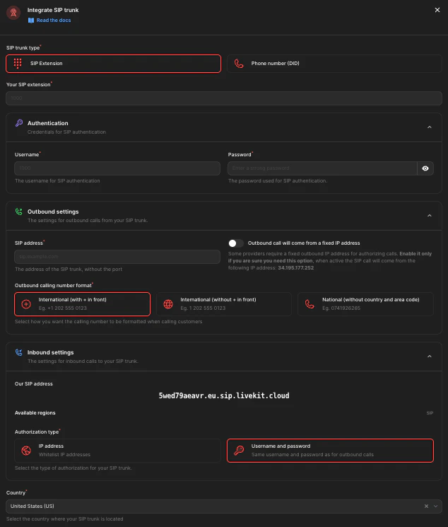 Telefonnummer in Famulor integrieren