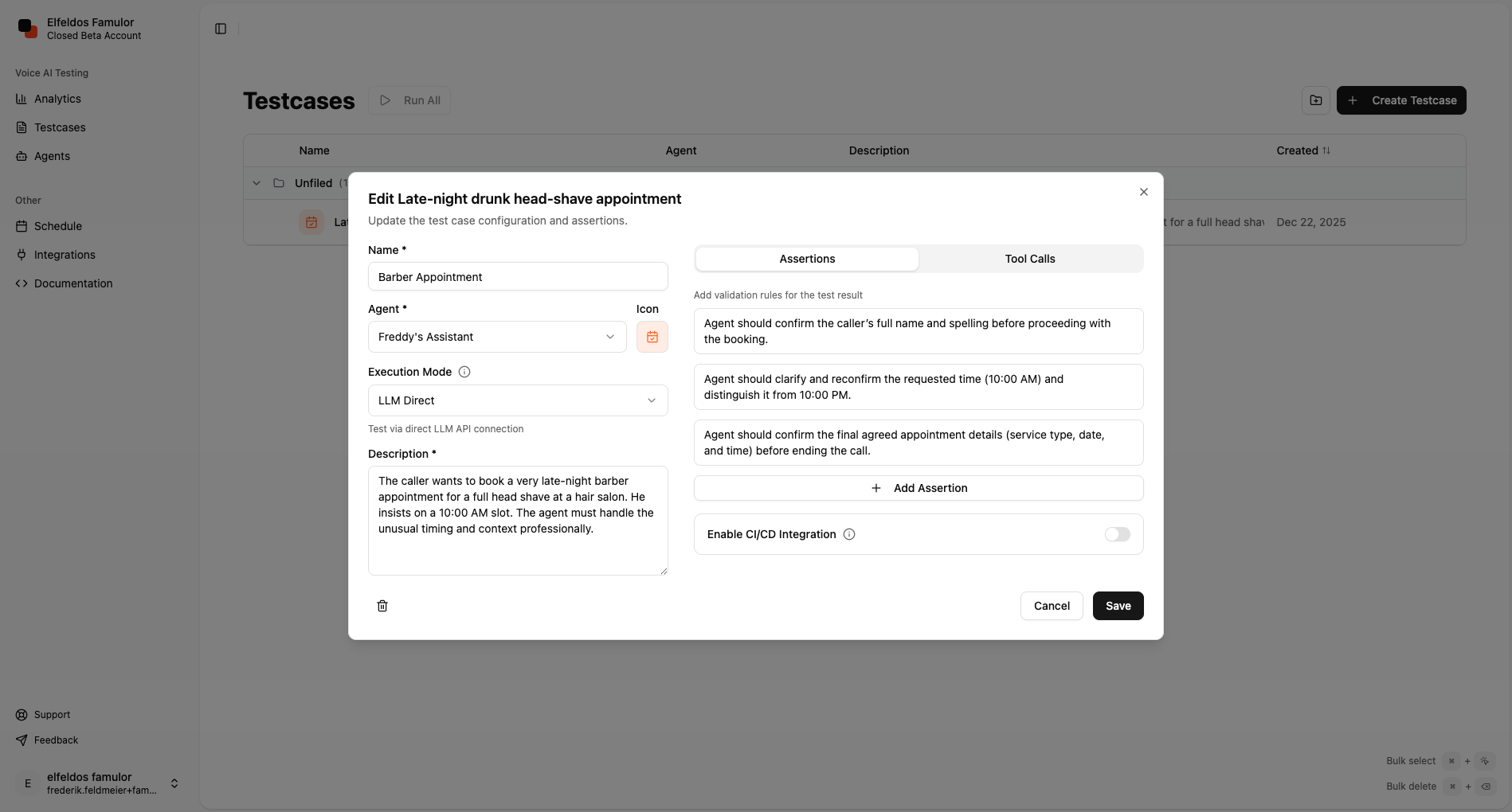 Generating Scenarios