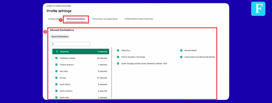 Enable geographic permissions