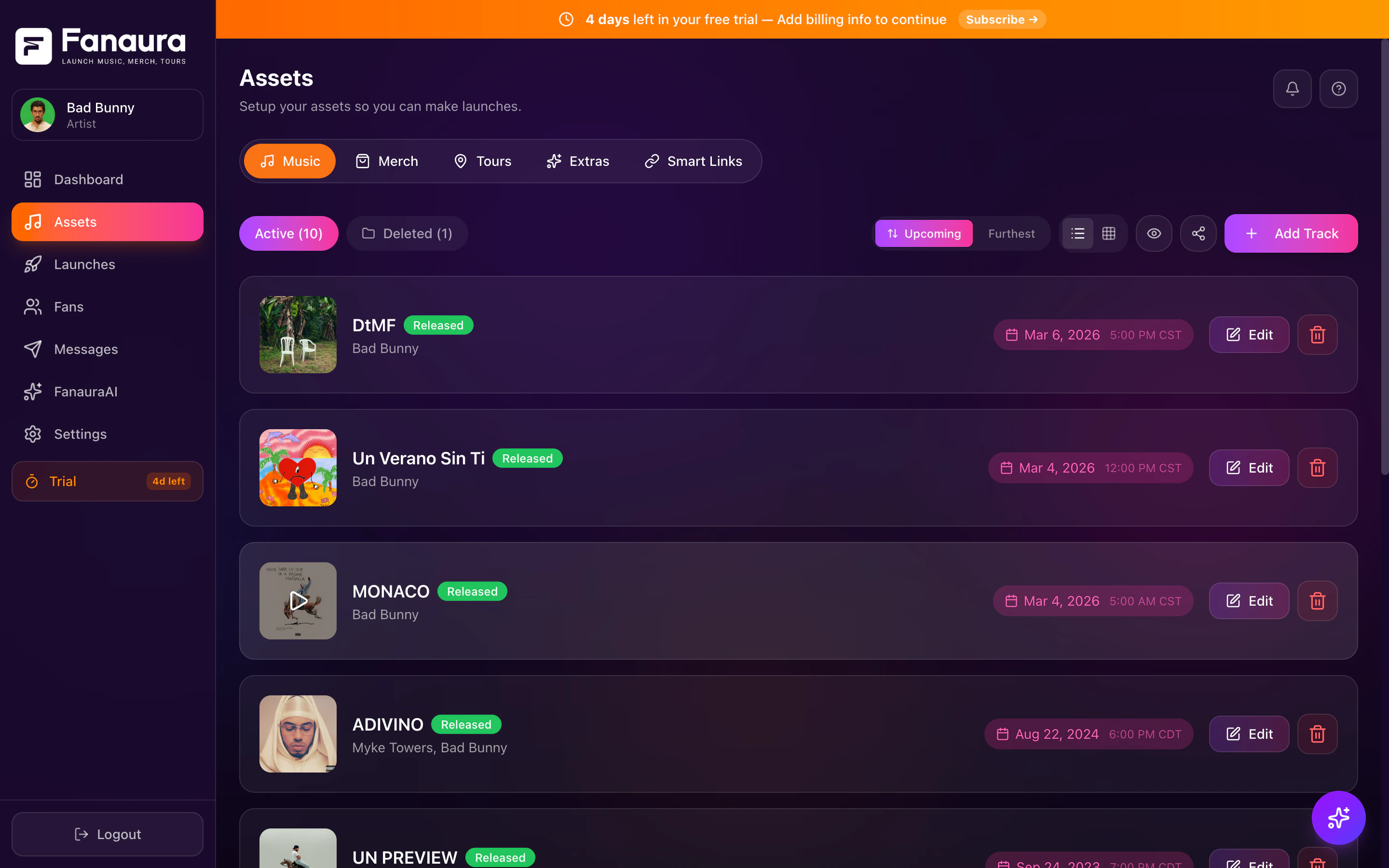 Fanaura Assets Overview