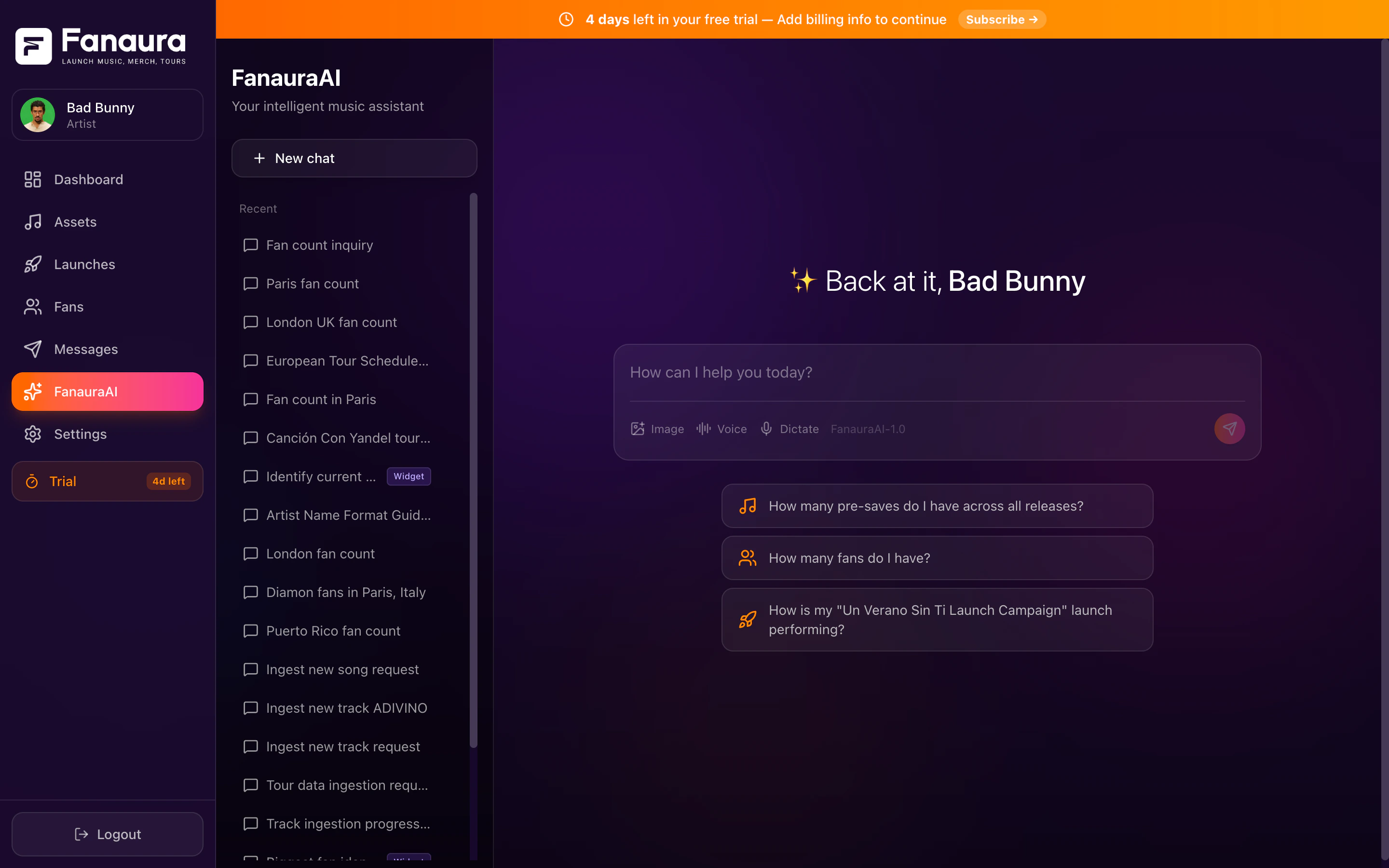 Fanaura Aura AI Chat