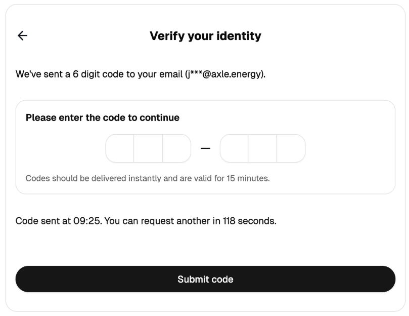 Bank account linkage