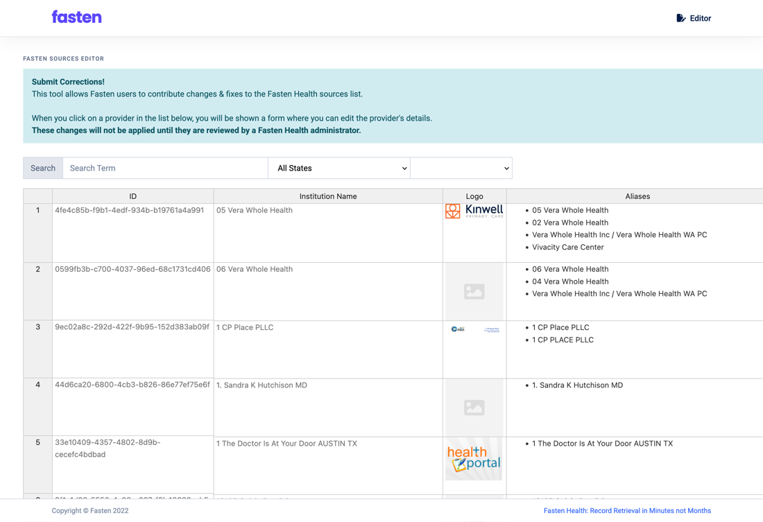 Fasten Book Contribute Catalog Updates - Fasten Connect