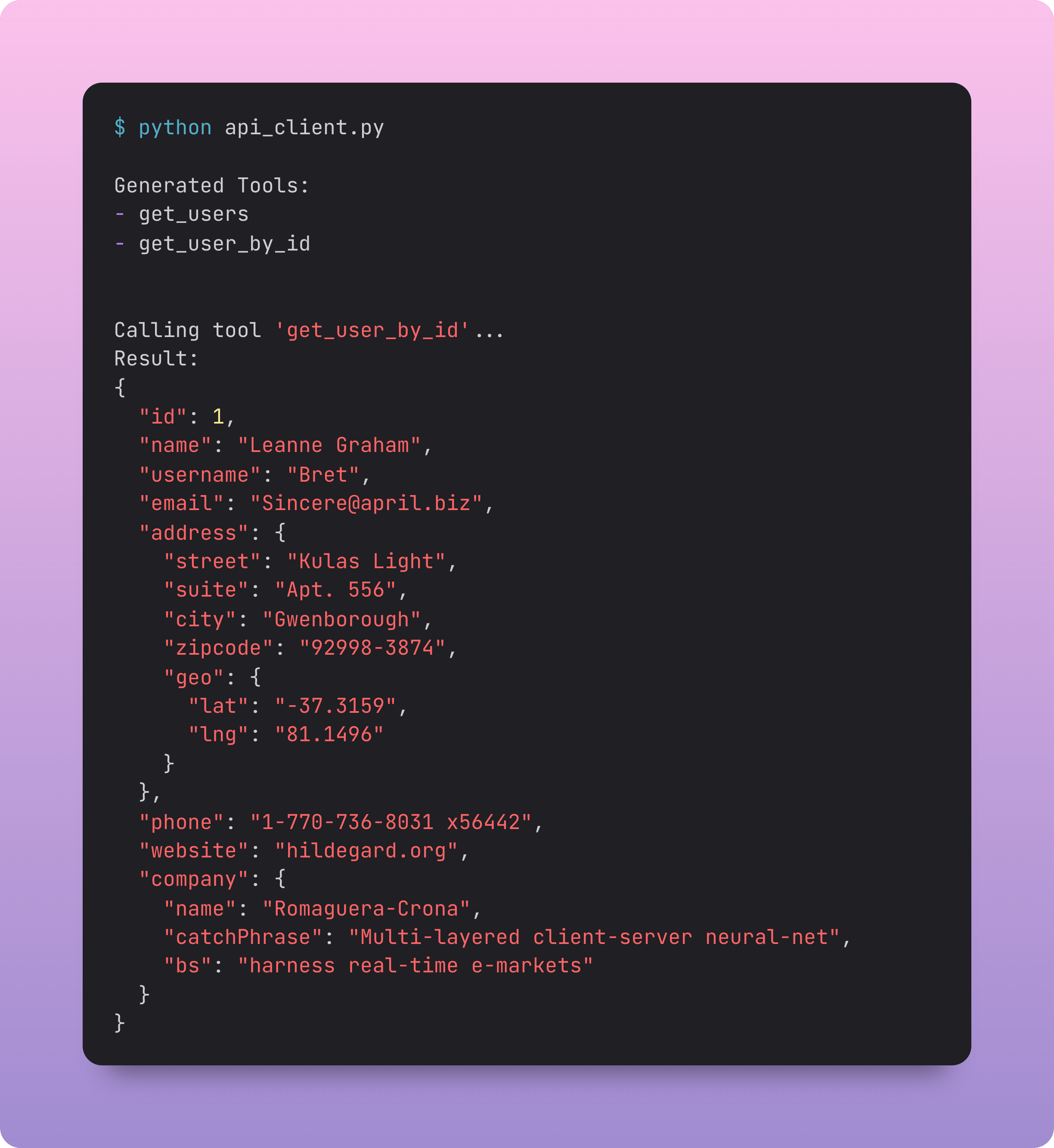 How to Connect an LLM to a REST API - FastMCP