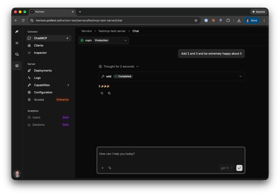 Horizon ChatMCP interface