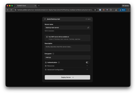 Horizon server configuration
