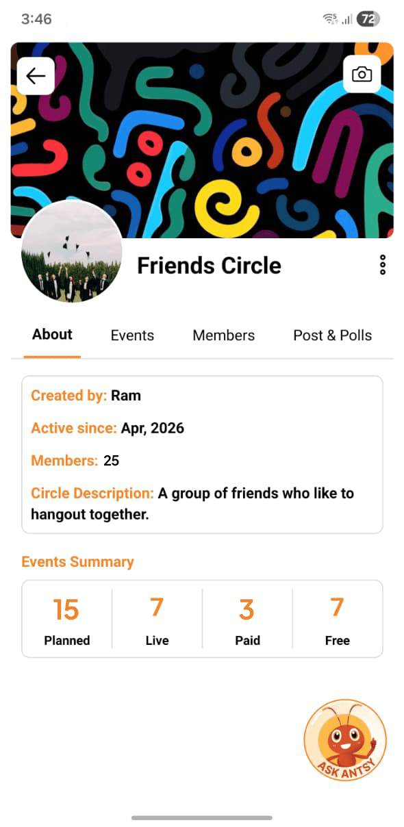 My Circles screenshot