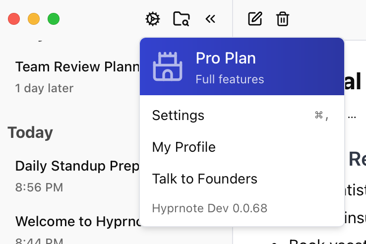 Hyprnote Pro Hyprnote Pro
