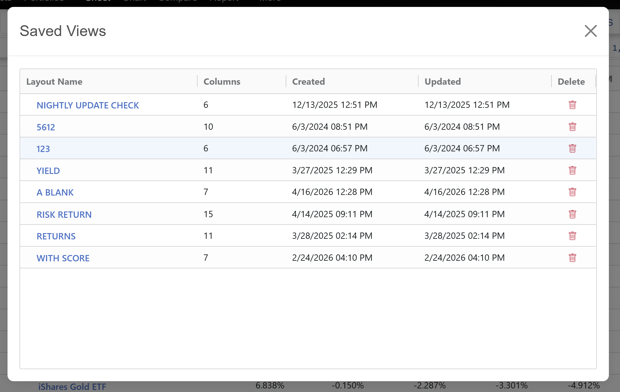 Column Management — FastTrack App - FastTrack