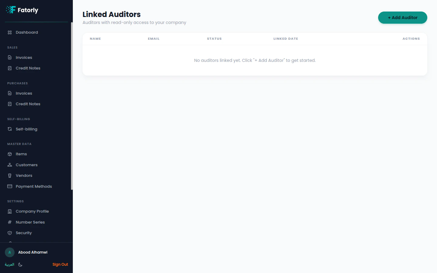Fatorly linked auditors