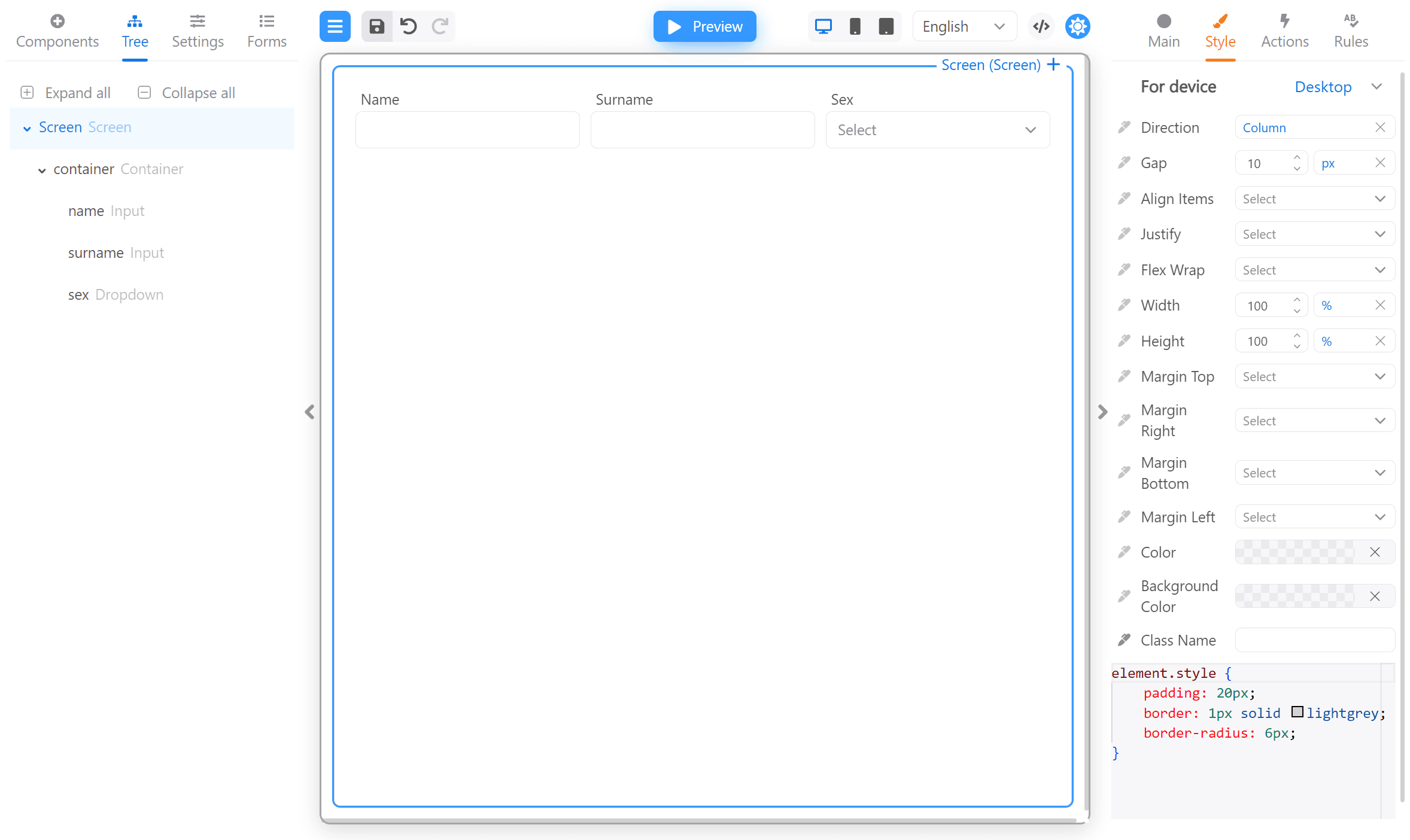 Adaptive layout 02
