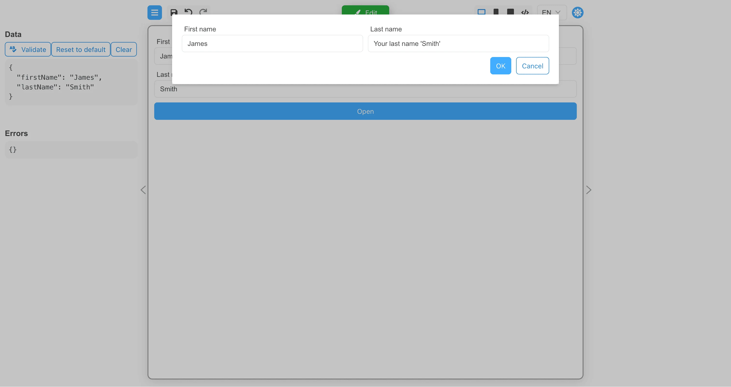 Modal components