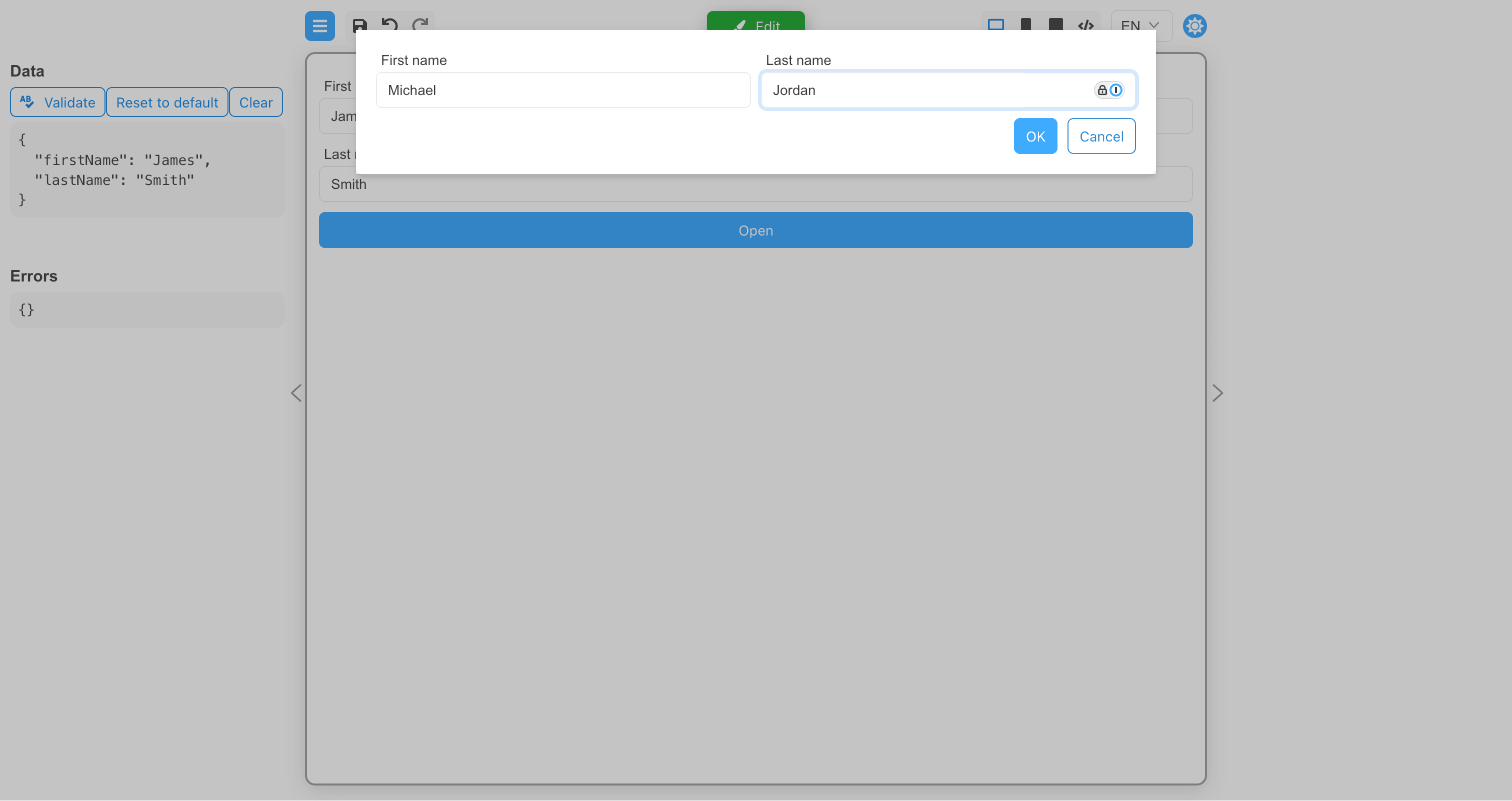 Modal components