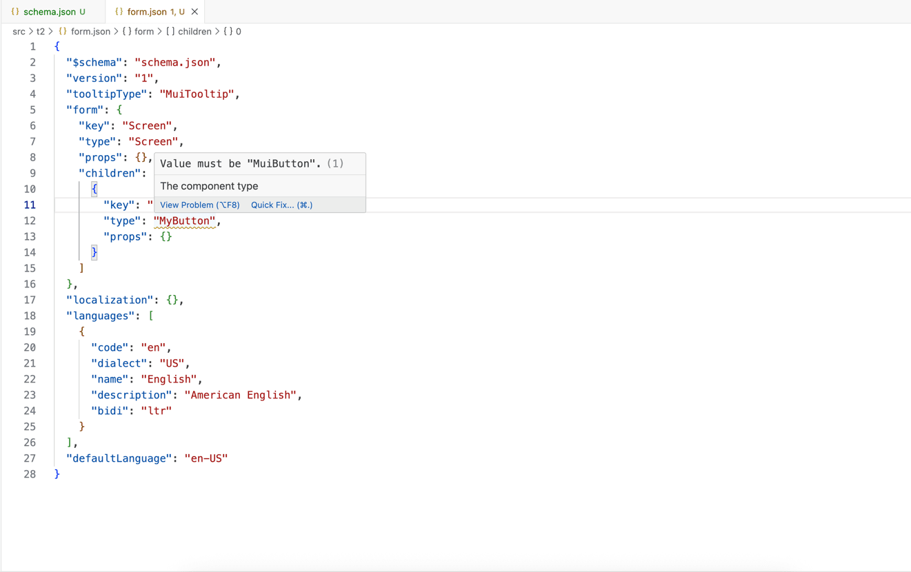 Form's JSON 07