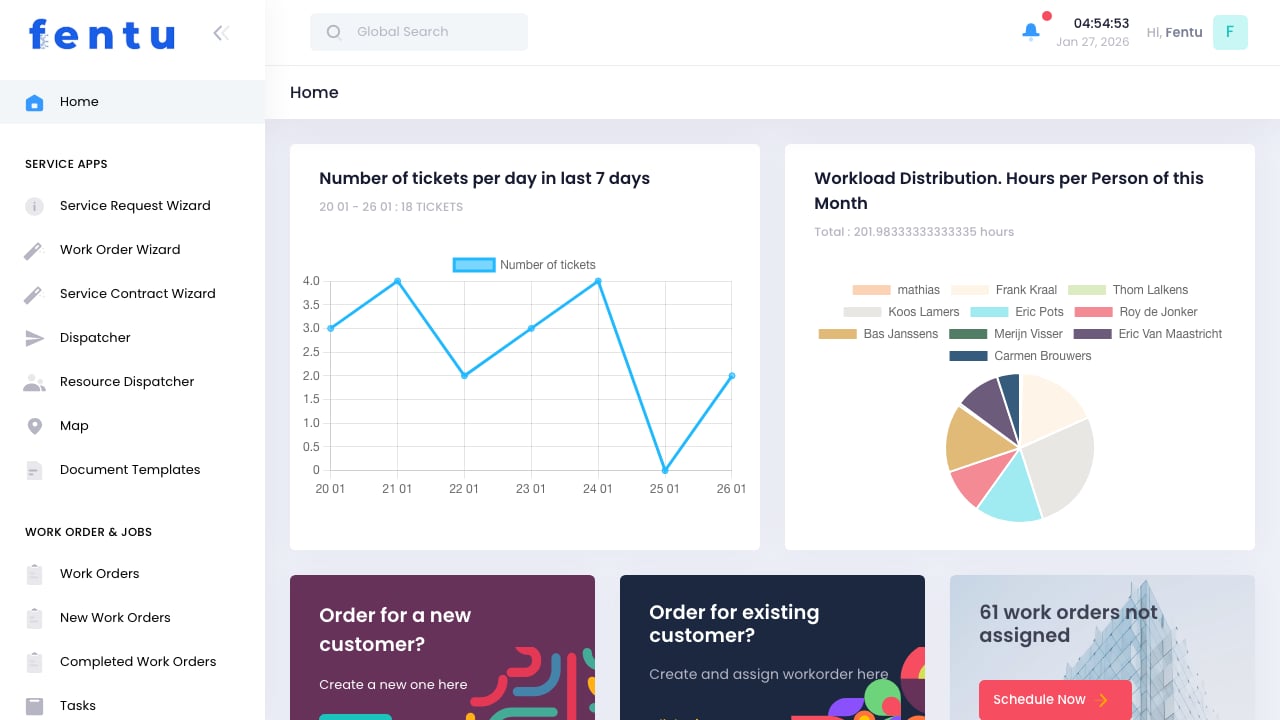 Fentu FSM Dashboard