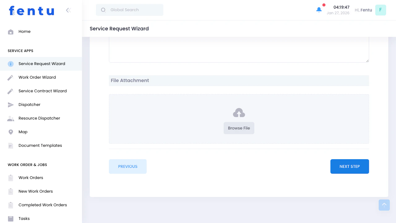 Service Request Details