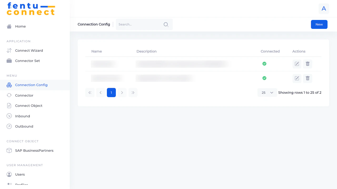 Connection Config List