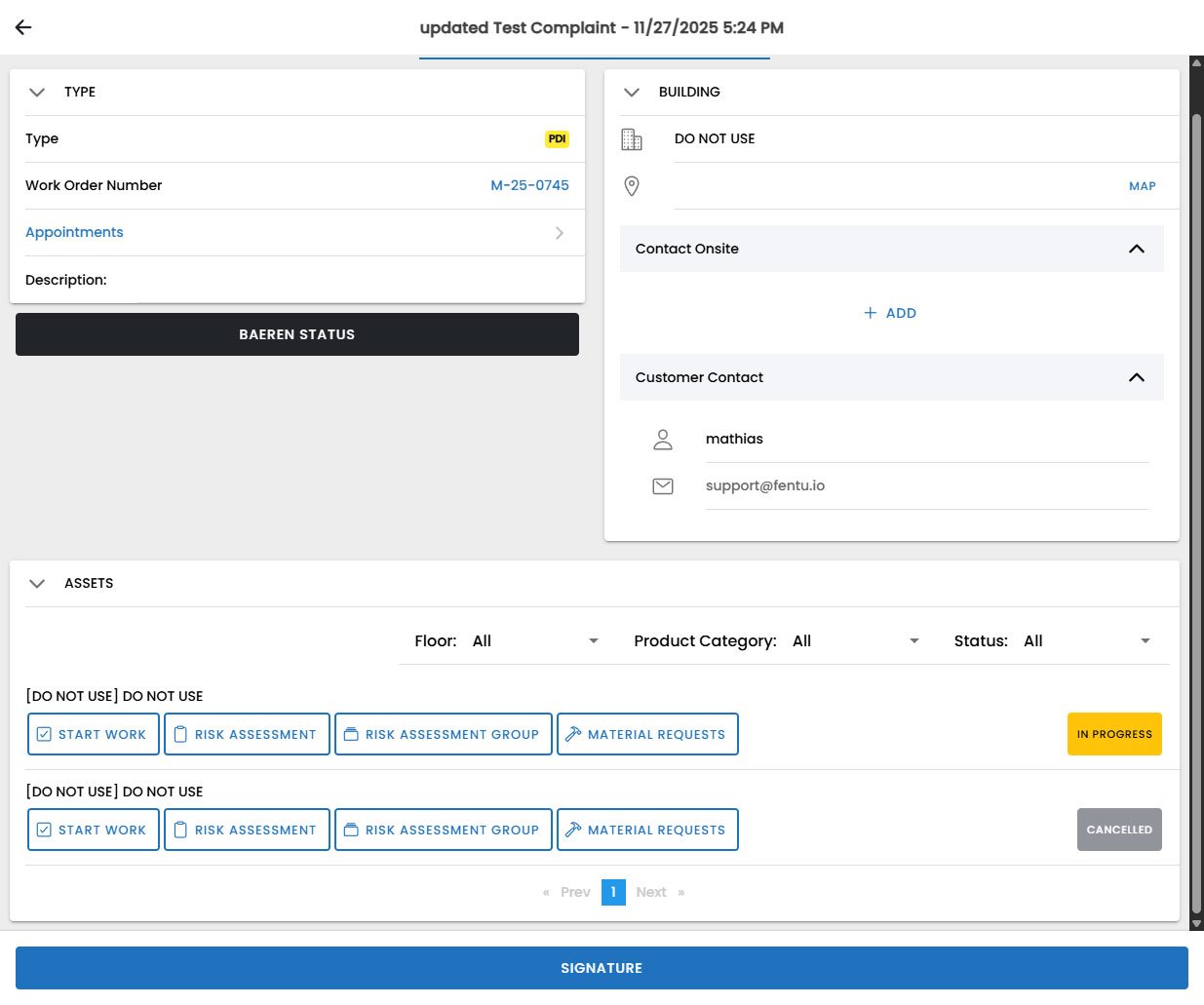 Task Detail Screen