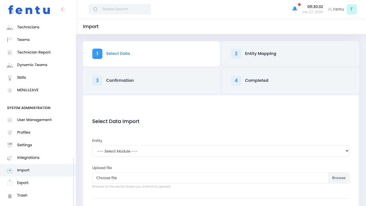 Import View