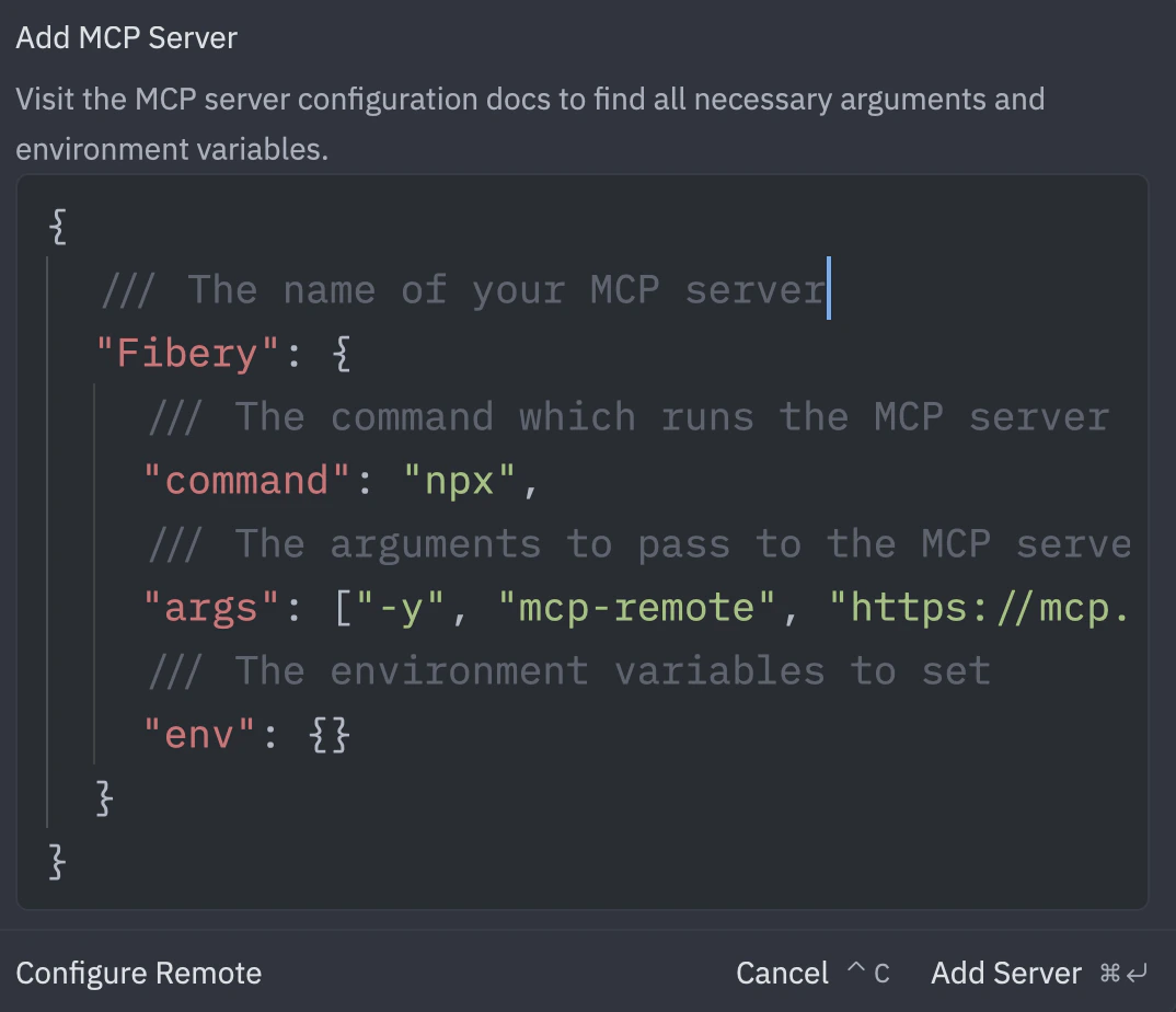 Zed Add Server authentication