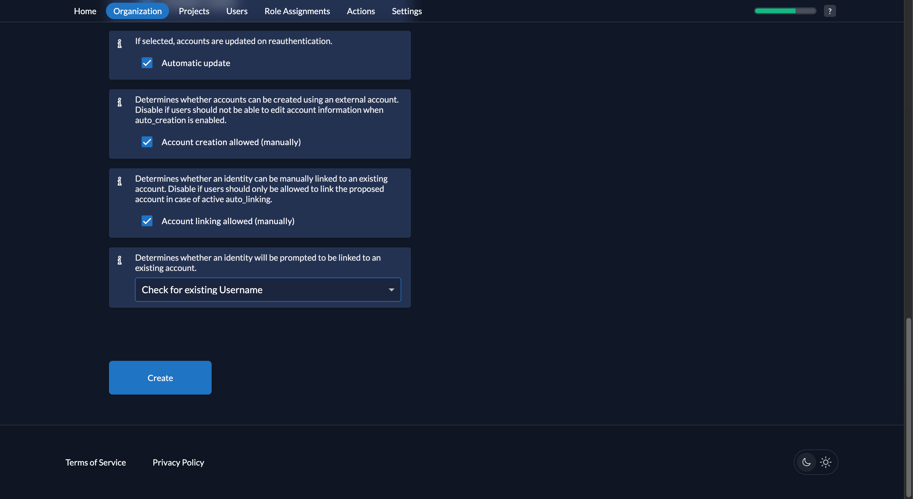 Fiddler AuthN console check for existing username setting