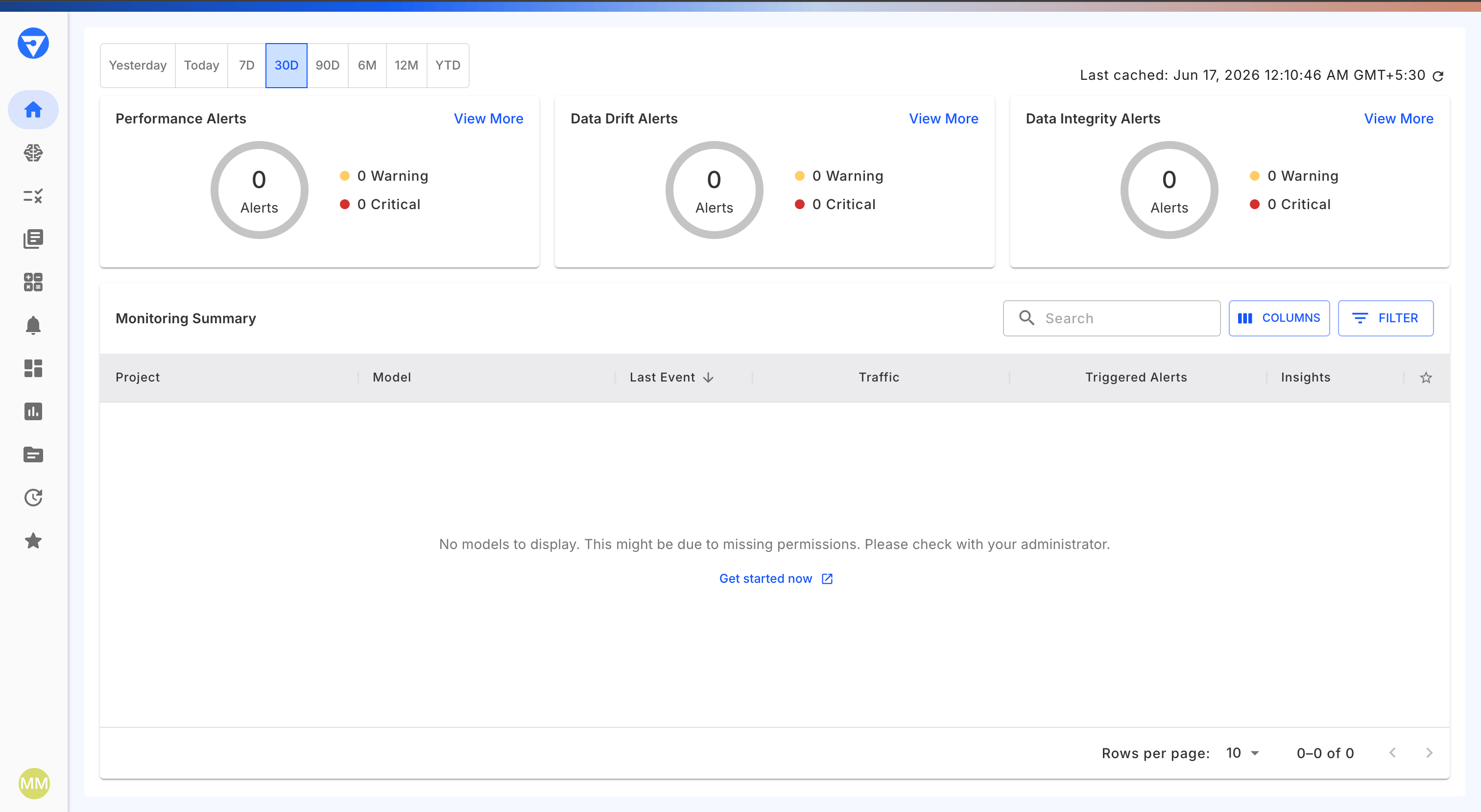 Fiddler application landing page