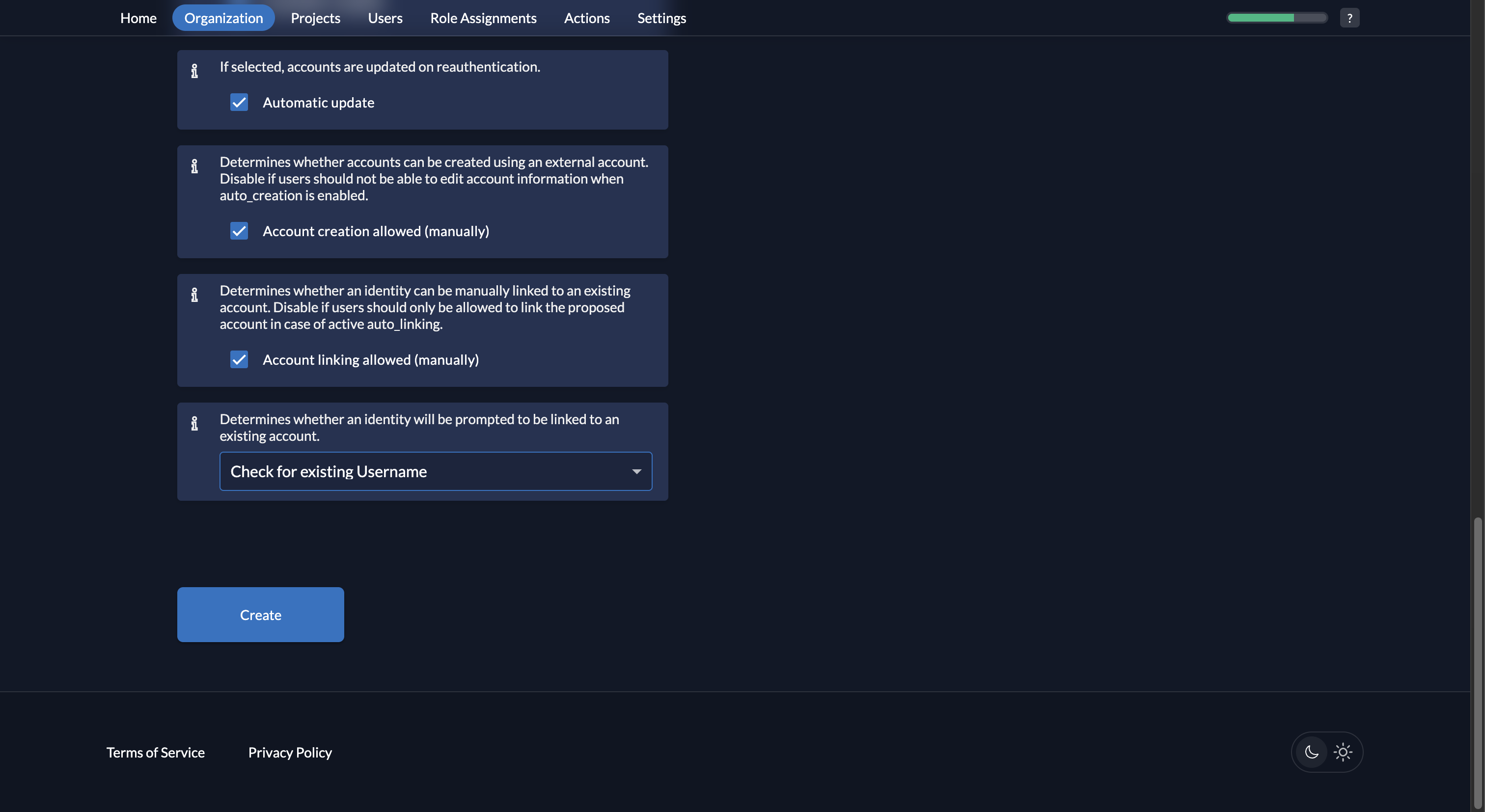Fiddler AuthN console check for existing username setting