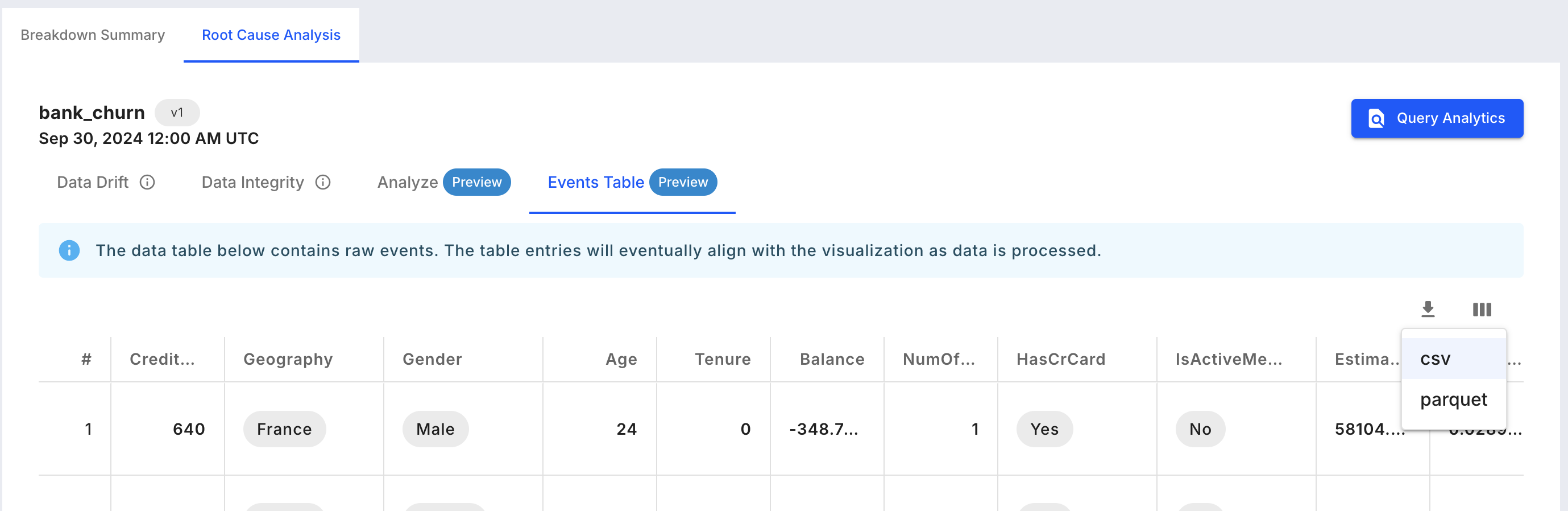 Event Table Vectors Download