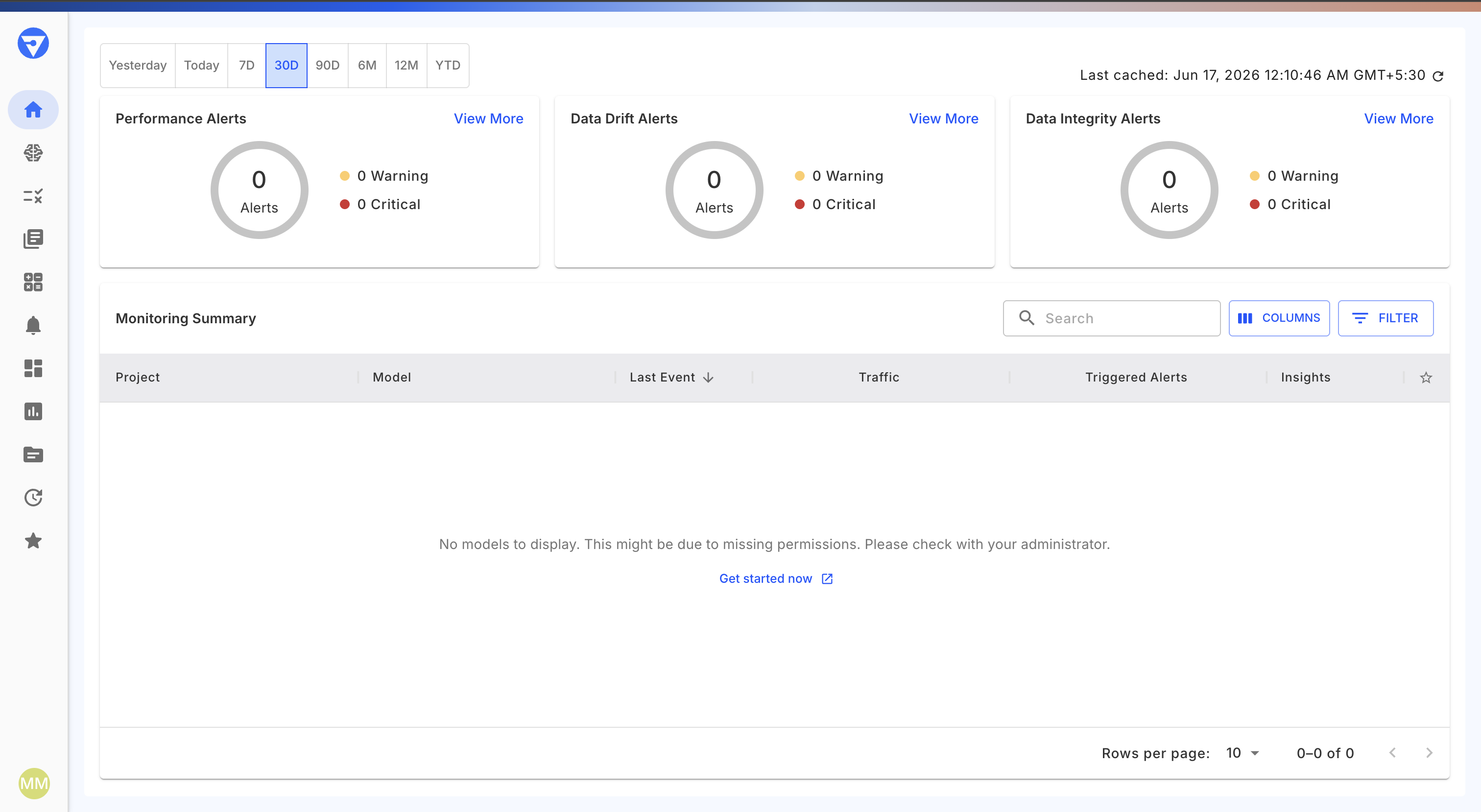 Fiddler application landing page