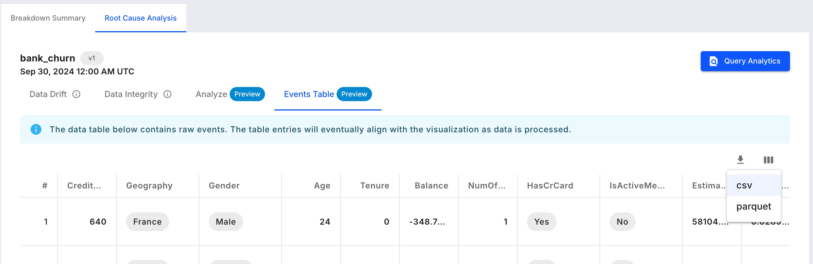 Event Table Vectors Download