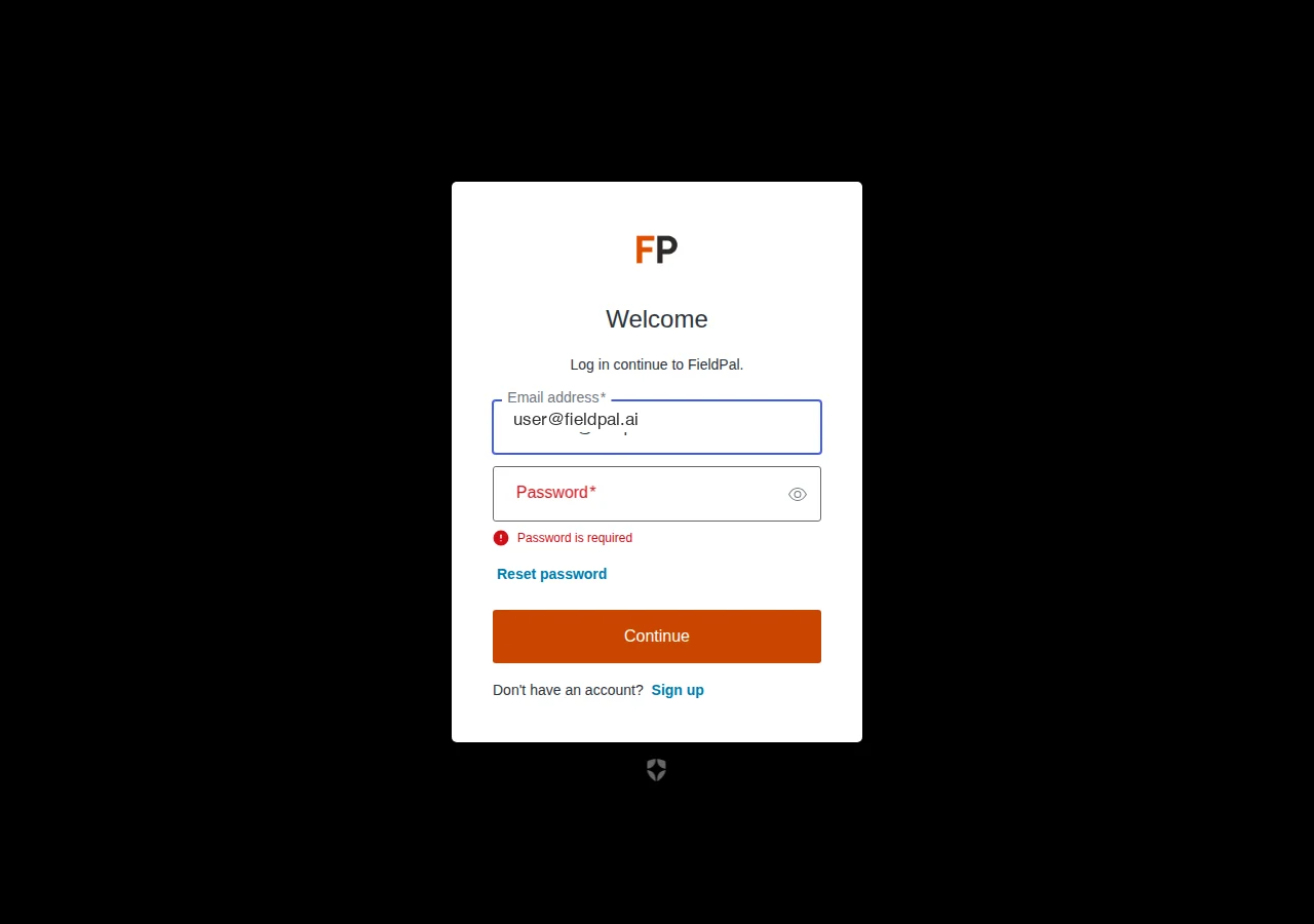 Password field appearing after email is submitted