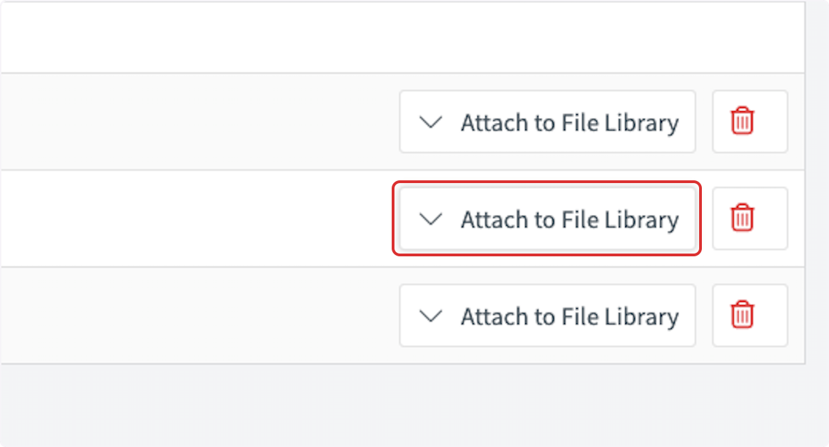 Click on Attach to File Library