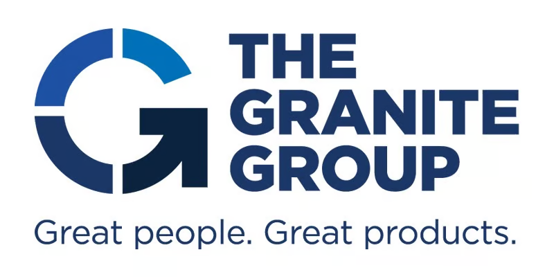 The Granite Group logo with its Great people, Great products tagline
