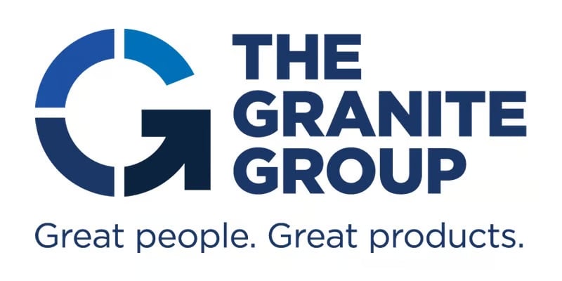 The Granite Group logo with its Great people, Great products tagline