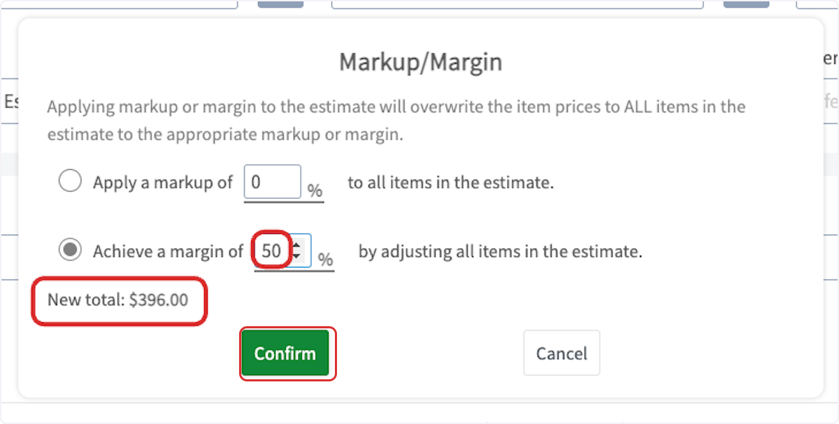 Click on Confirm