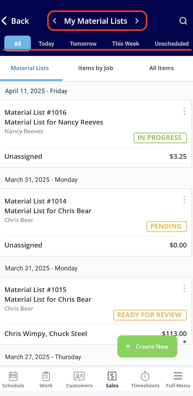 11100949-material-lists-mobile-app screenshot 6