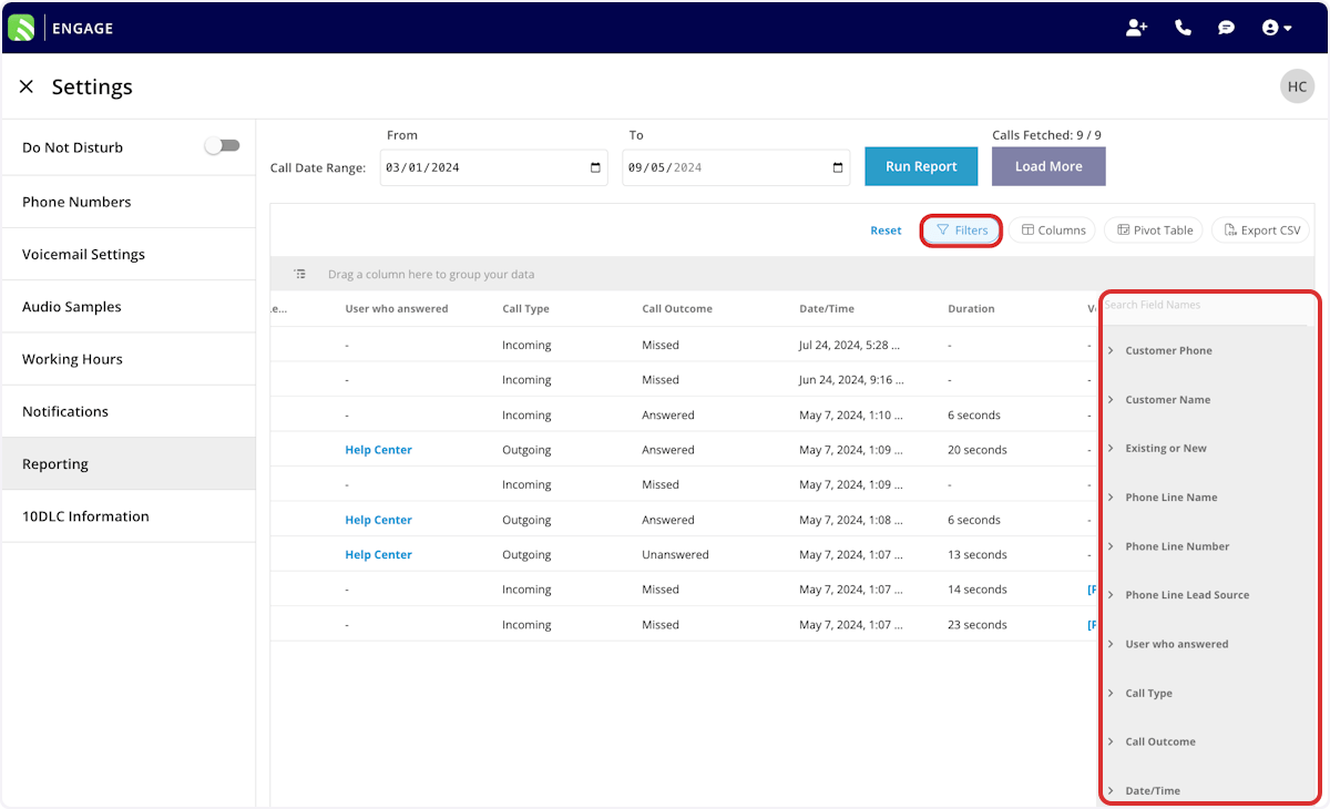 Click on Drag a column here to group your data