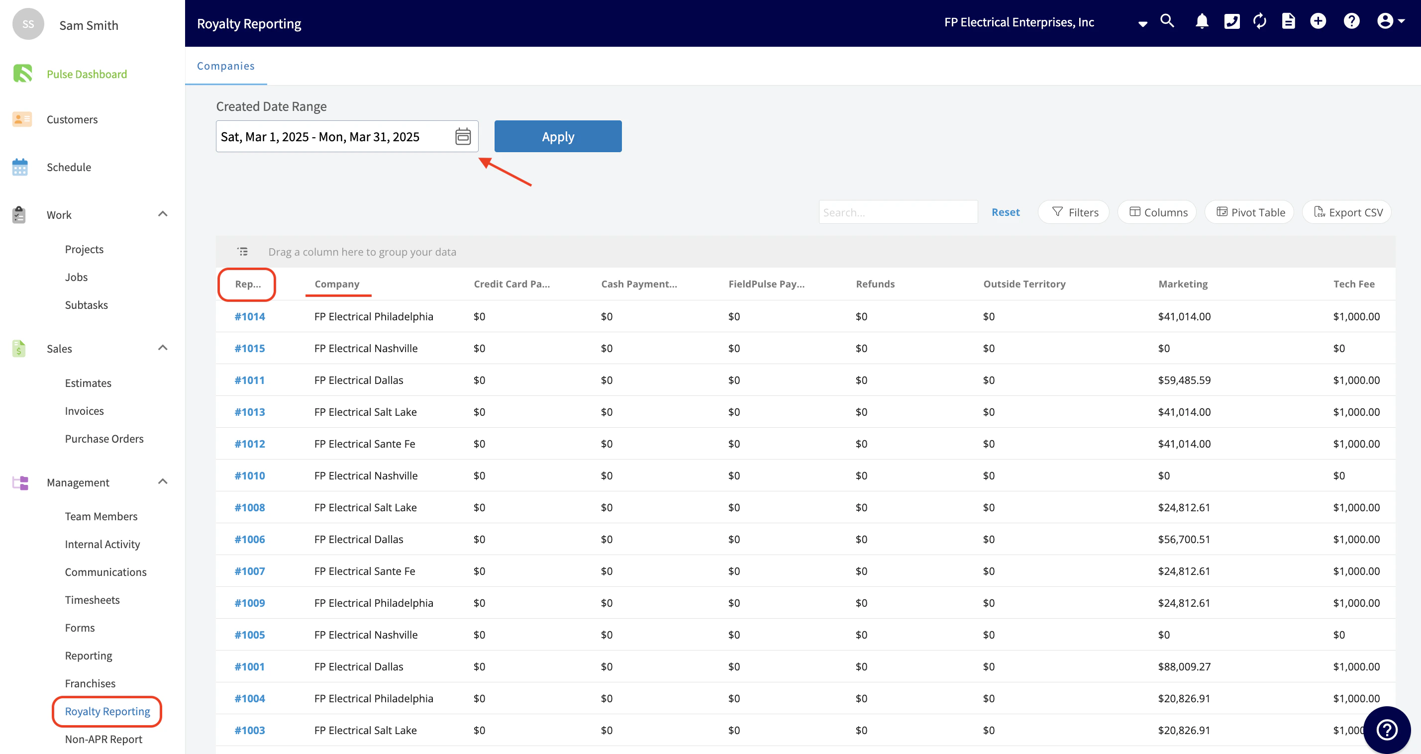 11004277-franchise-royalty-reporting screenshot 1
