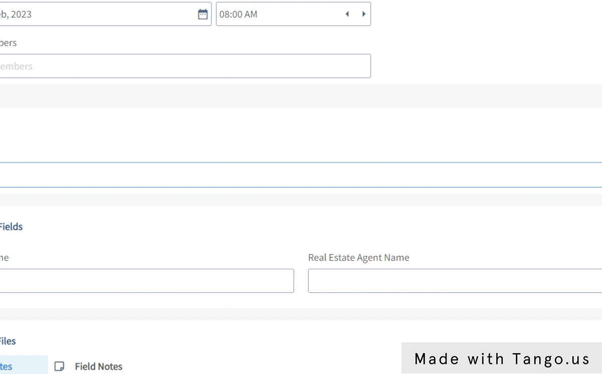 Click on Additional Fields…