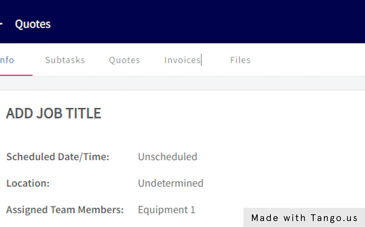 Click on Invoices