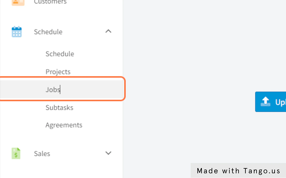 Click on Jobs