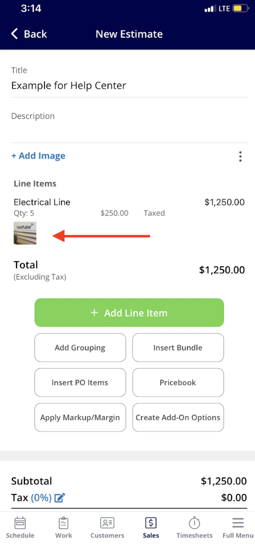 11942641-capturing-line-item-images-for-estimates-and-invoices-mobile-app screenshot 5