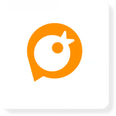 CHIIRP orange speech-bubble logo mark