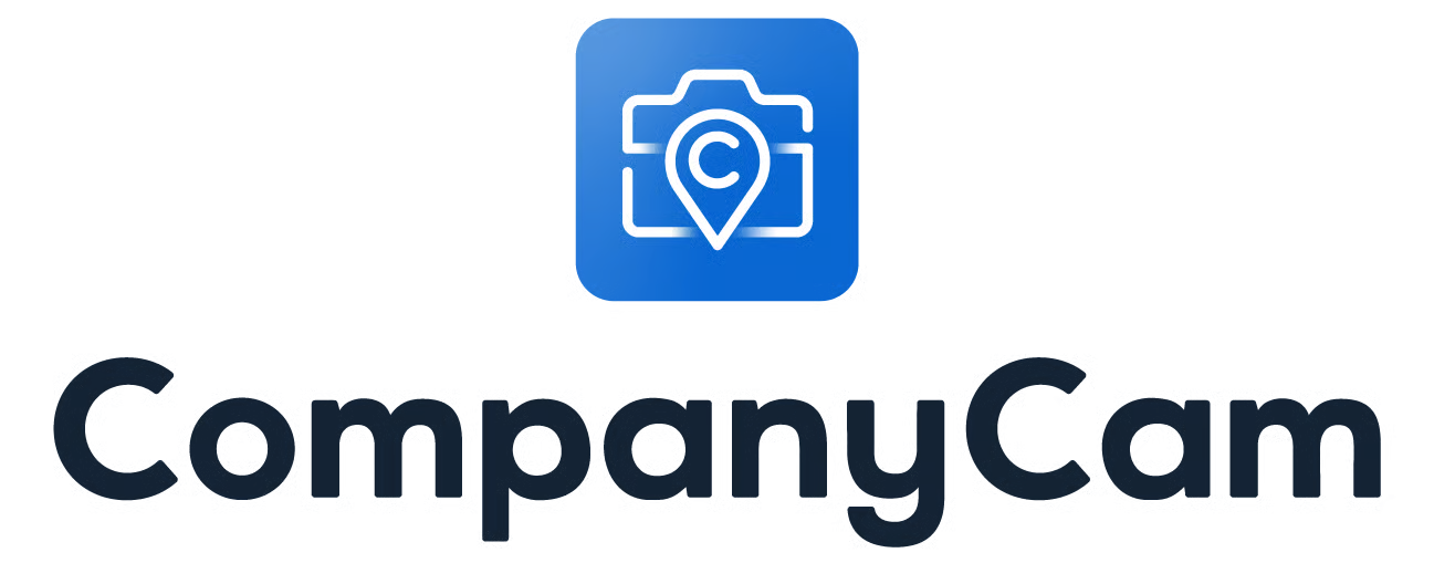 CompanyCam camera-and-pin logo and wordmark
