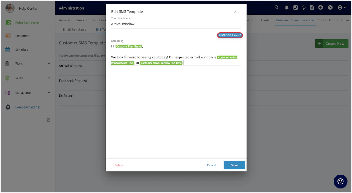 9357830-customer-arrival-window screenshot 5