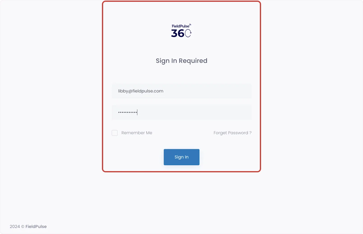 Click on Sign In Required…